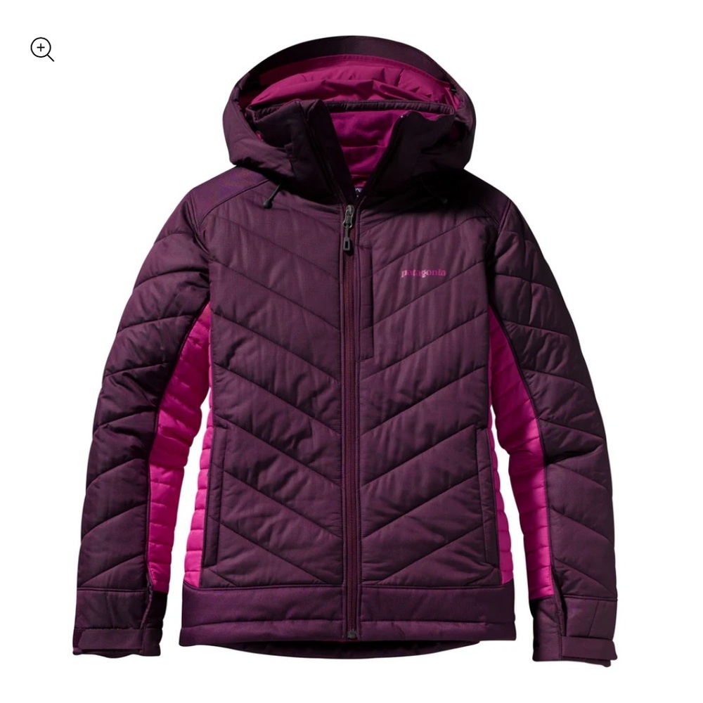 Patagonia Women’s Rubicon Rider Ski Snow Jacket Winter Size S Purple Pink